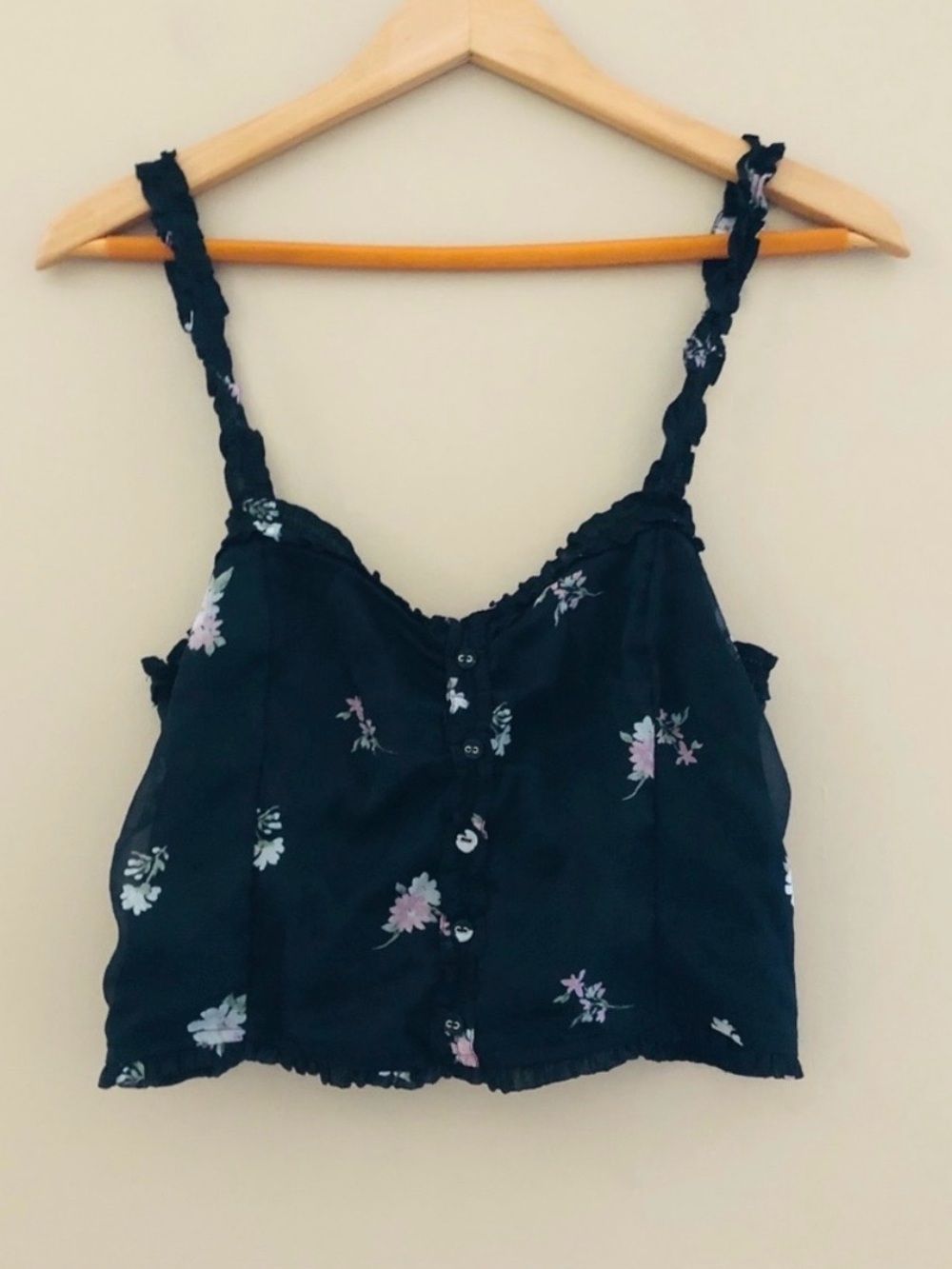 Abercrombie & Fitch Floral Crop Top